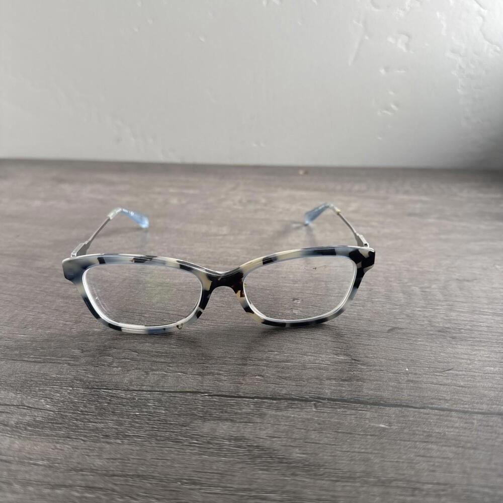 Coach Women's Tortoiseshell Pattern Blue Accent Eyeglasses